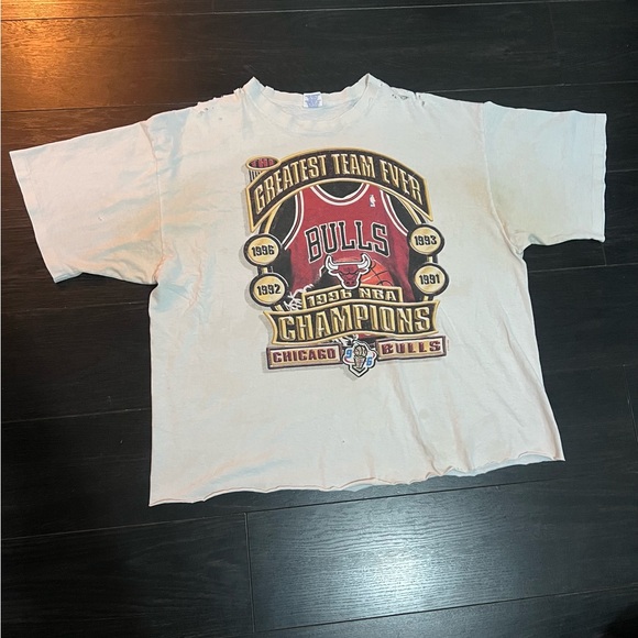 Chicago Bulls Kids Graphic T-Shirt - White